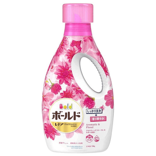 P&G Bold Deodorizing & Softening Blend Laundry Detergent 750g Fragrant Floral Case Size:9（A test）