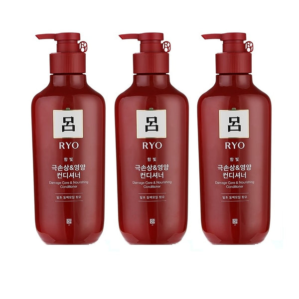 Korea Ryo Lv Red Lv Conditioner 400ml * 3 bottles