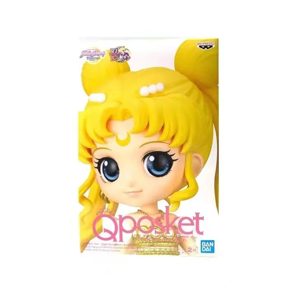 Bandai (BANDAI) Qposket model doll American Girl Warrior Theater Edition girl Christmas gift anime peripheral hand puppet Princess Sinnedi about 15cm （Gift赠品）