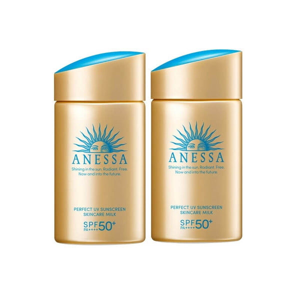 SHISEIDO ANESSA Ultra Waterproof Sunscreen Gold Bottle 60ml*2 Bottles