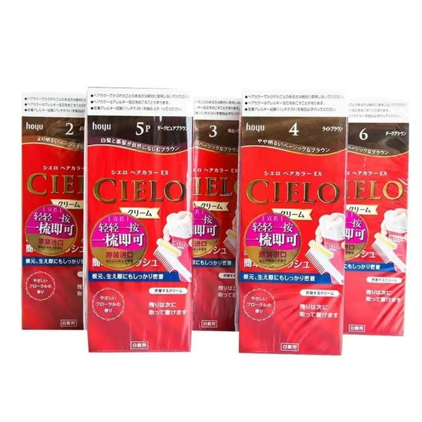 HOYU CIELO Hair Dye Xuanruo No.2 Light Orange Brown Case Size:27