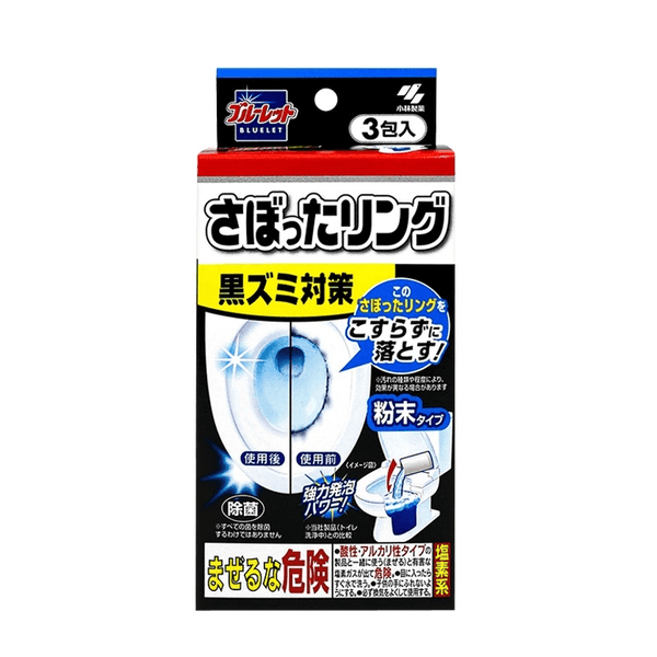 KOBAYASHI PHARMACEUTICAL Powerful Foaming Toilet and Toilet Scale Remover Cleaner 3 packs/box Case Size:44