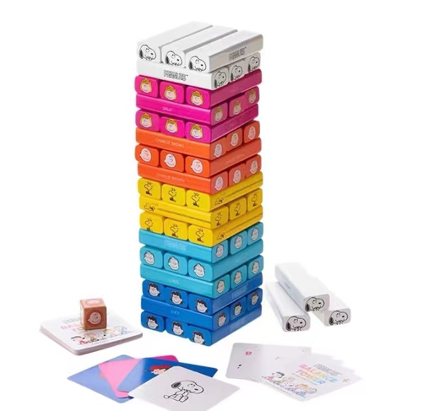 Kawada Building Blocks Game Tower Snoopy KG-026 Giveaway Kawada Building Blocks Game Tower Snoopy KG-026 Giveaway（Gift赠品）