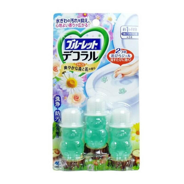 Kobayashi Pharmaceutical Toilet Blossom Gel Green 2pcs Cleaning Soap Fragrance