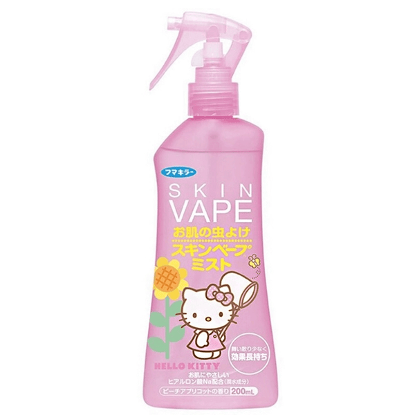 Hello kitty Mosquito Repellent Liquid Spray Skin Vape 200ml（A test）