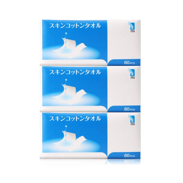 Japan ITO Soft Make-up Remover Washcloths 80pcs*3packs