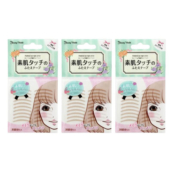 LUCKY TRENDY Double Eyelid Stickers 30 pairs*3 packs in Japan.