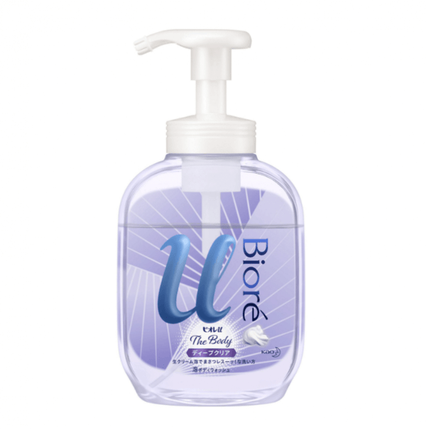 BIORE BIORE UTHE BODY Foaming Body Wash 540ML Purple Bottle Herbal Scent（A test)