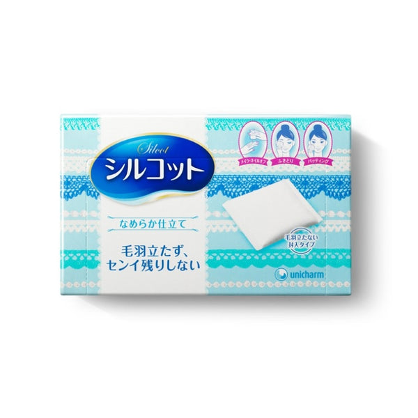 【2 boxes】Japan UNICHARM SILCOT Ultra Soft Cosmetic Cotton Pad