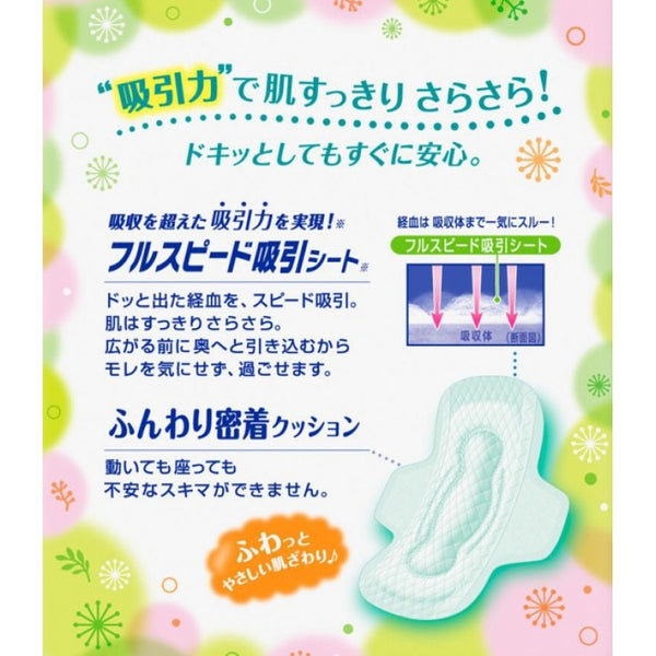 KAO LAURIER Instant Suction Sanitary Napkins