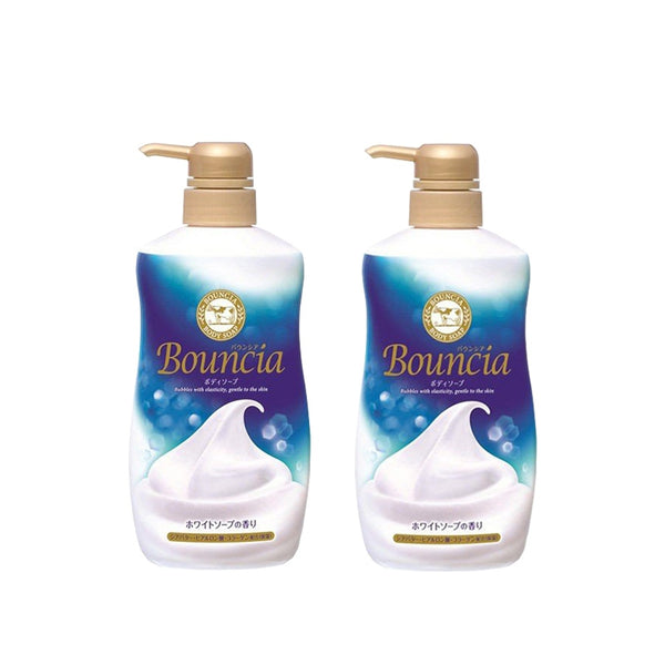 【2 bottles】Japan COW Buttermilk Petrolatum Bouncia Intense Foaming Body Wash