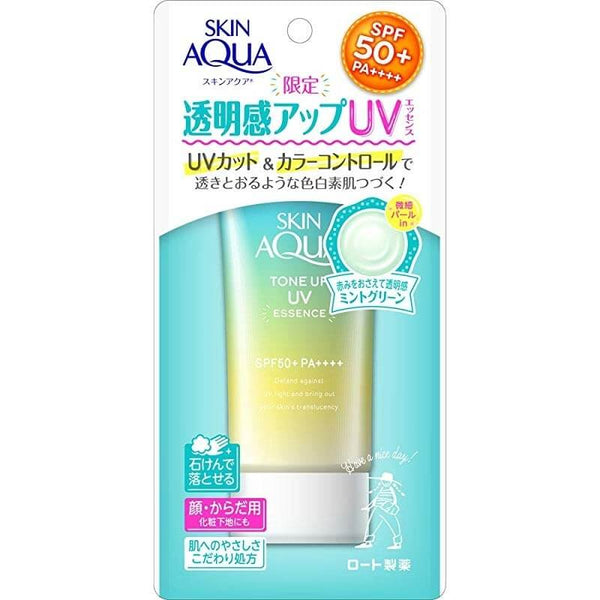 6Rakkyo Pharmaceuticals SKINAQUA Brightening Sunscreen Essence UVSPF50+/PA++++ 80g Case Size:36