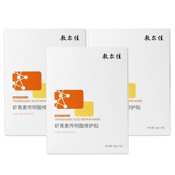 VOOLGA Astaxanthin Myristic Acid Repairing Mask 5pcs*3boxes