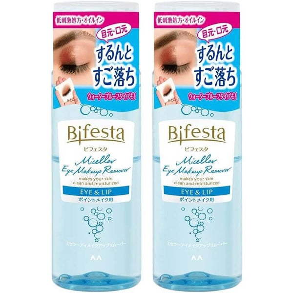 MANDOM BIFESTA Eye & Lip Make-up Remover 145ml*2 bottles