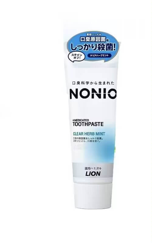 LION lion NONIO medicinal use of toothpaste clear pure thin mint 130g"KOBAYASHI Kobayashi