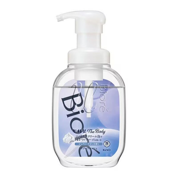 BIORE UTHE BODY Foaming Body Wash 540ML Purple Bottle Herbal Scent