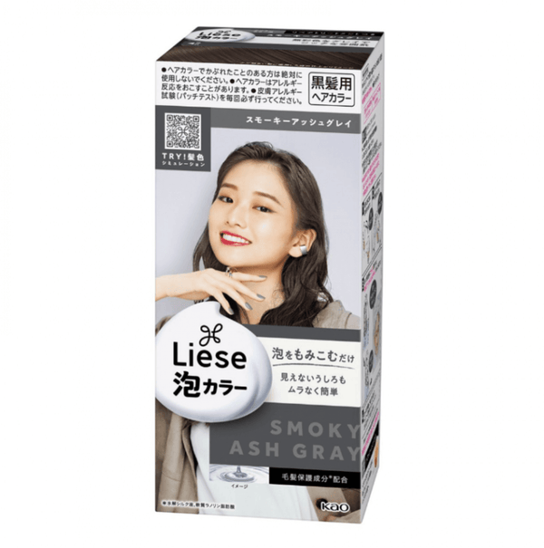 KAO Kao LIESE PRETTIA Foam Hair Dye Dark Anthracite Gray（A test)