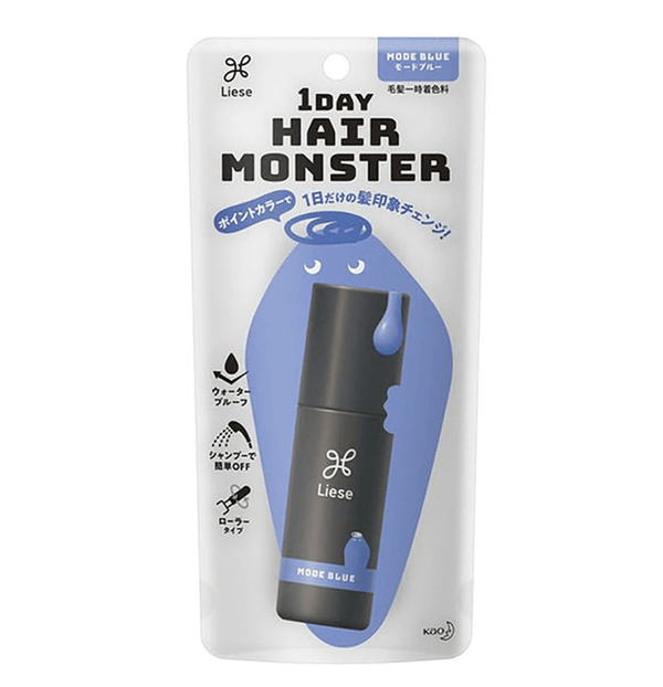 Kao Liese1DAYHAIR MONSTER Disposable Hair Color Stick Mode Blue（A test)