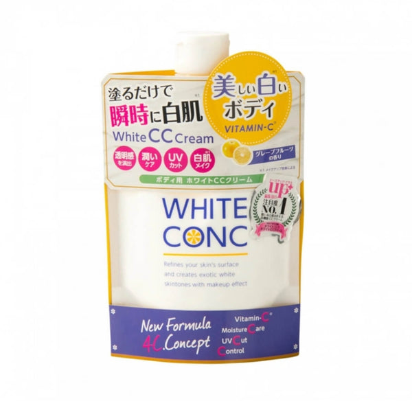 WHITE CONC Vitamin C Whitening Body Milk Body CC Cream 200g（A test)