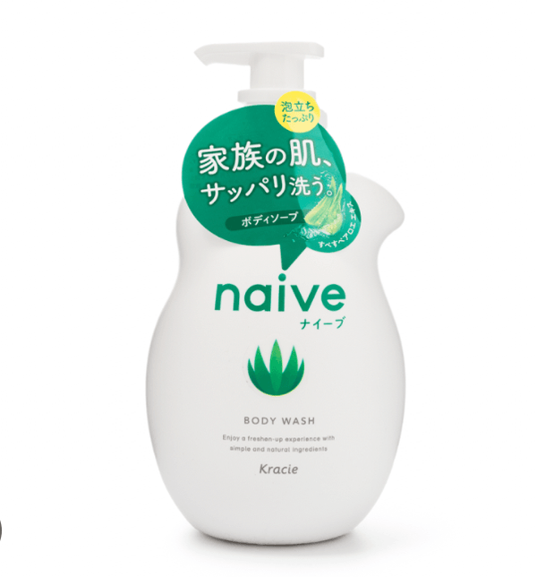 Kanebo kracie naive botanical body wash shower gel aloe vera flavor 530ml（A test)